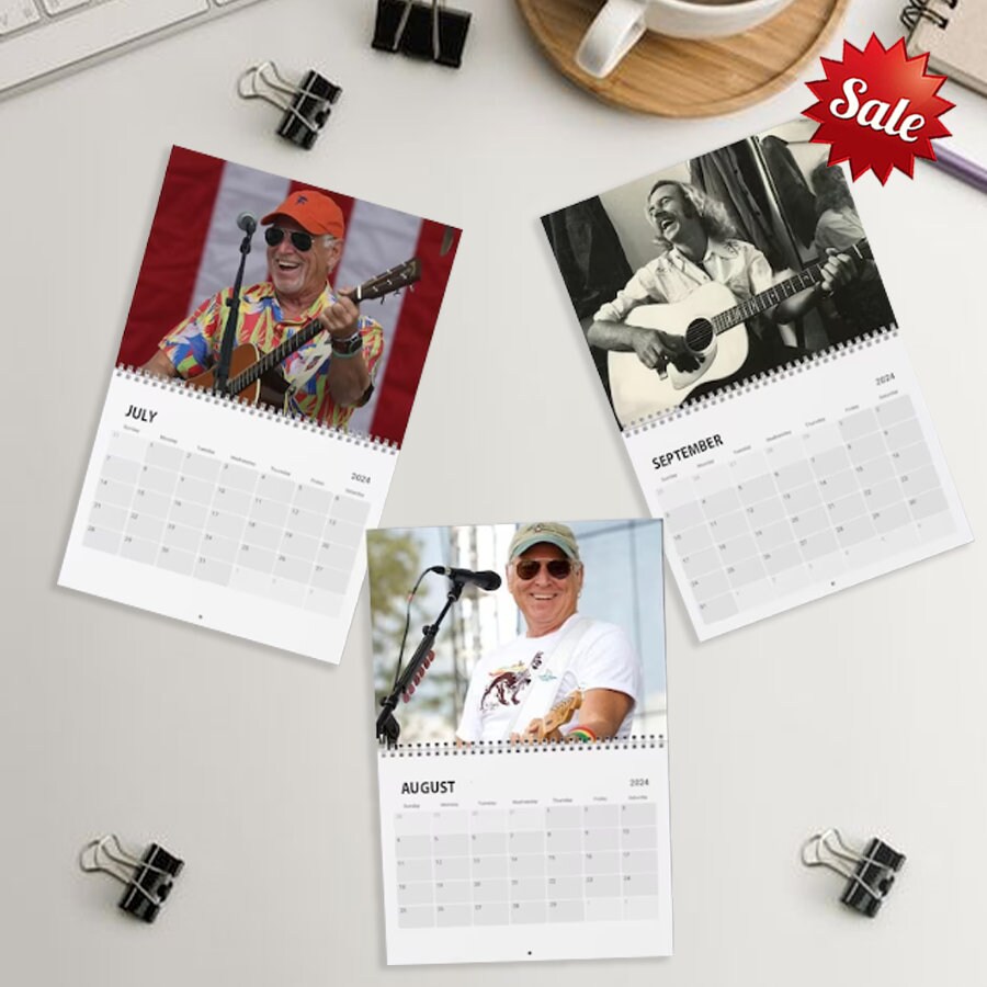Jimmy Buffett 2024 Wall Calendar, Parrothead Margaritaville Country
