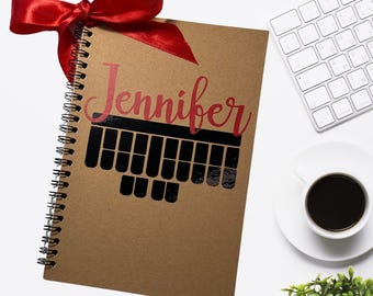 Gift for Court Reporter Journal for Stenographer Personalized Notebook for Court Reporting Student Graduation Gift for Steno Reporter