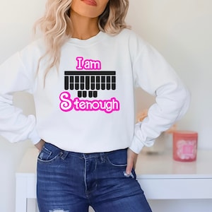 Court Reporter Sweatshirt for Stenographer Appreciation Gift for Court Reporting Student Shirt for Steno Reporter Coworker Christmas Gift