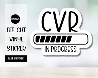 Certified Verbatim Reporter In Progress Sticker Voicewriting Student CVR Sticker for Court Reporting Student Graduation Gift Voice Writer
