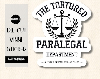 Paralegal Gift Idea for Legal Assistant Stickers for Paralegal Graduation Gift for Legal Assistant Laptop Deal for Paralegal Funny Stickers