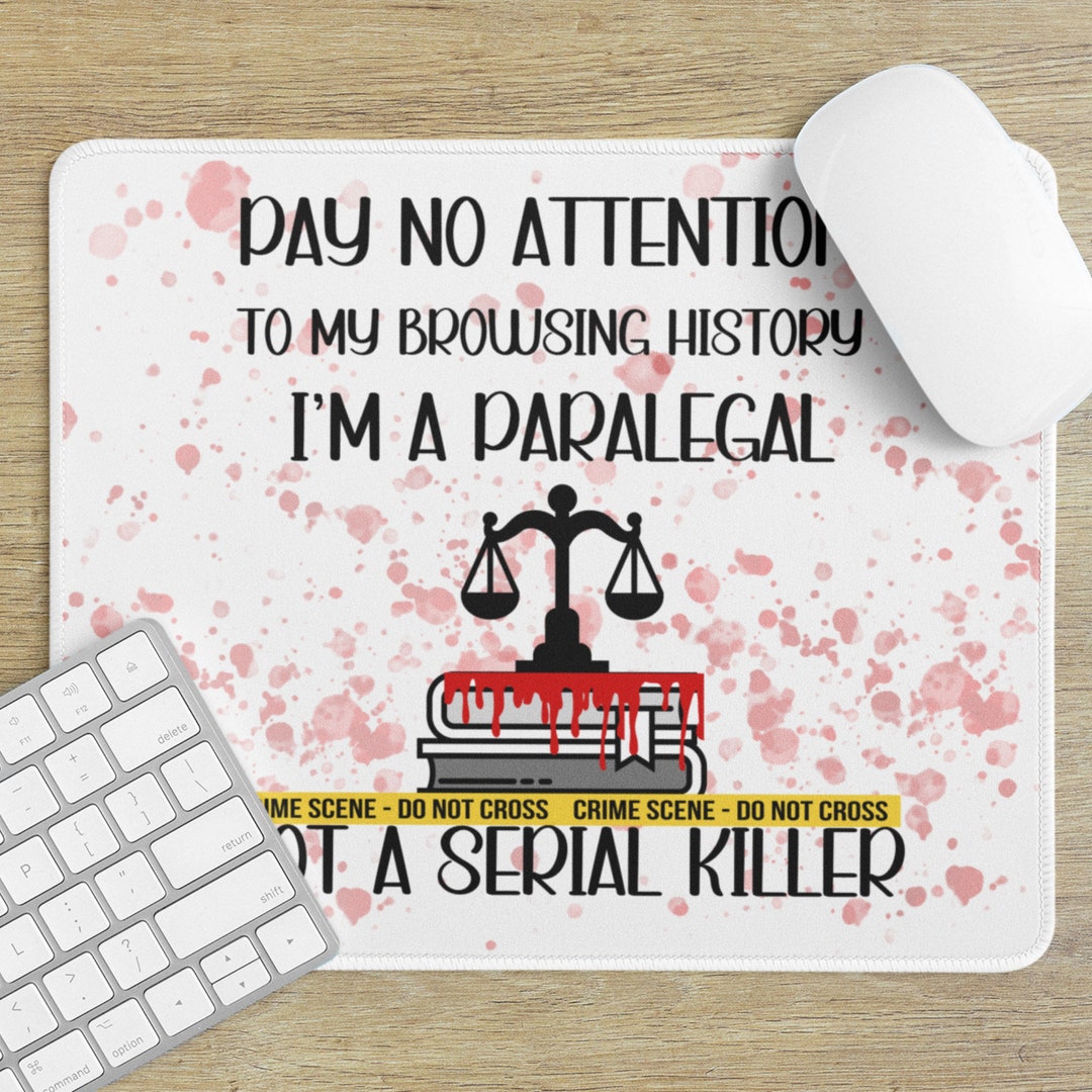 Paralegal Mousepad Gift for Paralegal Appreciation Gift for Legal