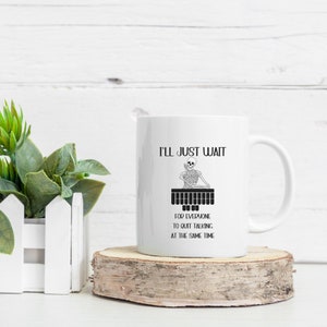 Court Reporter Coffee Mug for Stenographer, Steno Machine Court Reporting Coffee Cup, Steno Coworker or Christmas Gift for Student