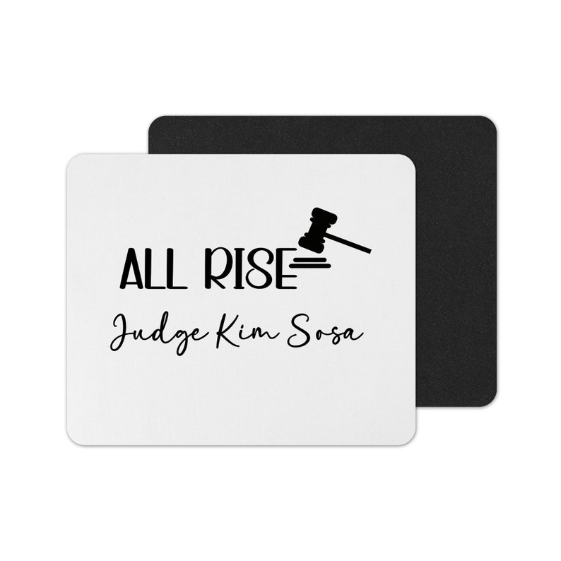 Personalized Judge Mouse Pad for Judge Gifts for Newly Elected Judge Investiture Ceremony Gift