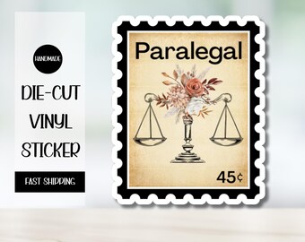 Paralegal Sticker for Legal Assistant Gift for Paralegal Graduation Gift for Legal Assistant Thank You Gift Paralegal Christmas Gift Idea