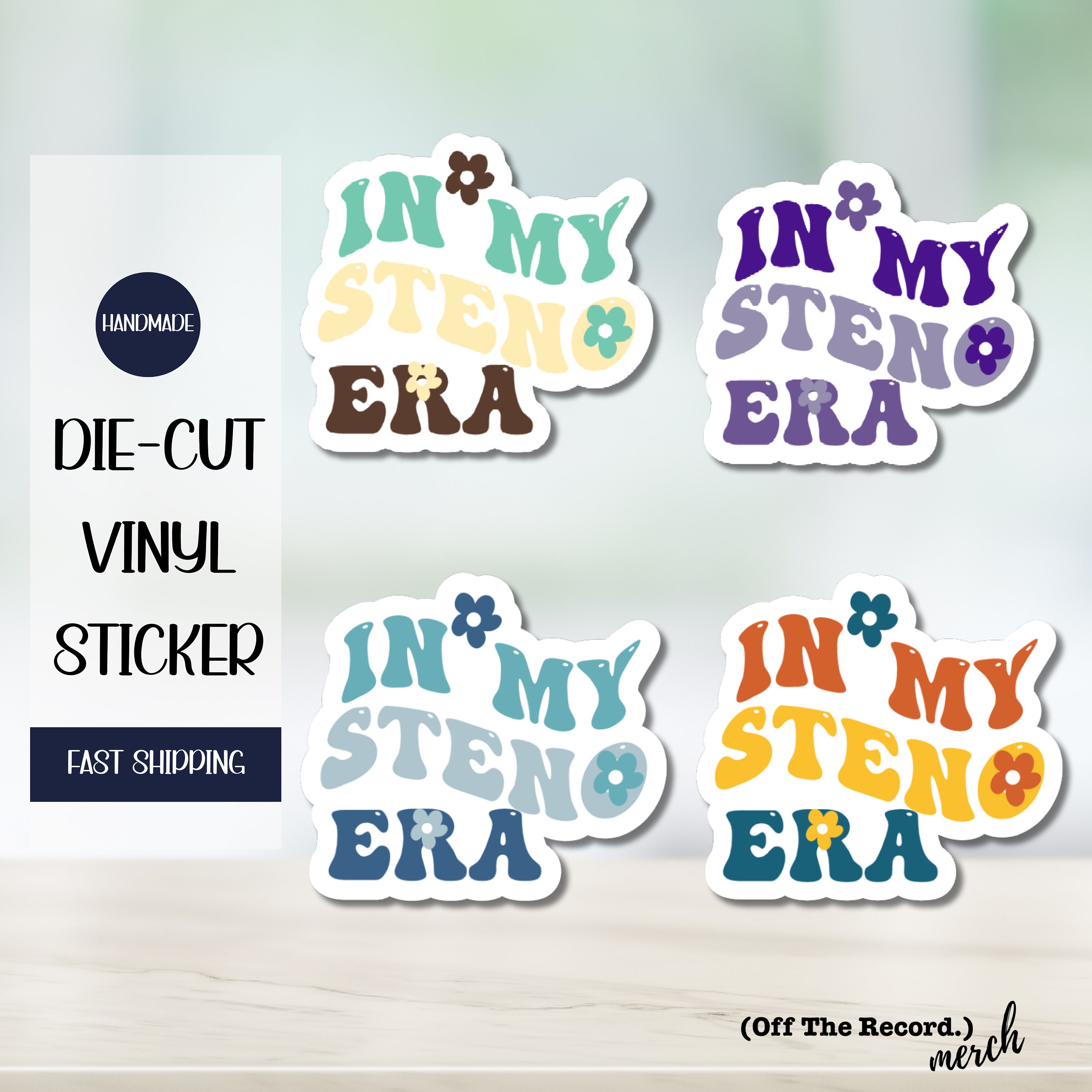 Era Sticker Court Reporter in My Era Stickers for Stenographer Vinyl Decal Stickers ...