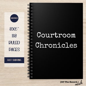 Gifts for Judge Notebook for Judge Birthday Gift for Newly Elected Judge Notepad for Judge Gift for Woman Judge Retirement Gift for Judge