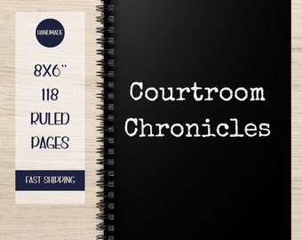 Gifts for Judge Notebook for Judge Birthday Gift for Newly Elected Judge Notepad for Judge Gift for Woman Judge Retirement Gift for Judge