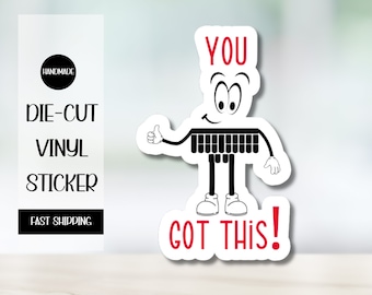 Court Reporter Motivational Sticker for Stenographer Gift for Court Reporting Student Certification Testing Motivation for Steno Reporter