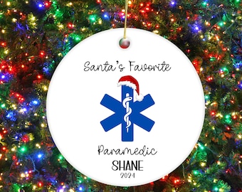 Paramedic Christmas Ornament Personalized Gift for Paramedic Graduation Gift for New Paramedic Graduating Gift for Paramedic Custom Gifts