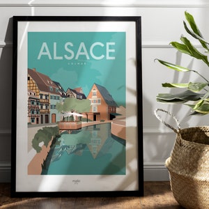 ELSASS „Colmar“-Plakat