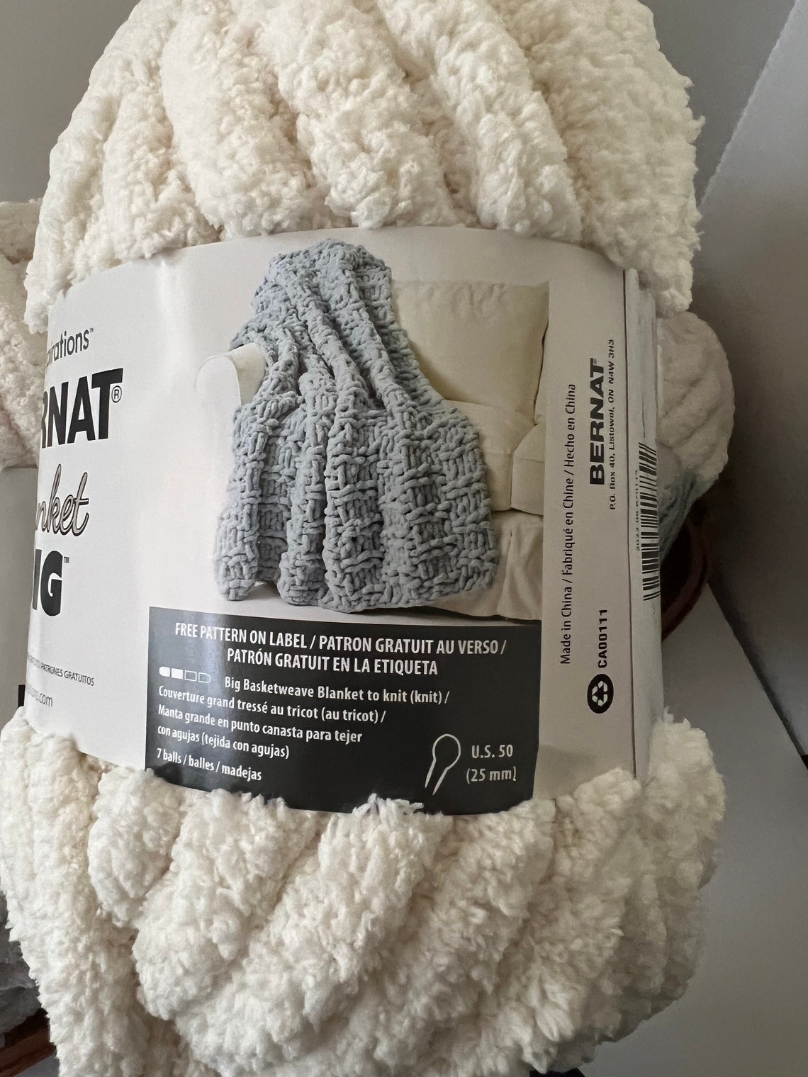 Yarnspirations Bernat Blanket Big Color Vintage Etsy