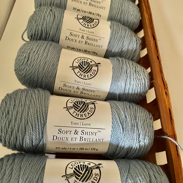 Loops & Threads Soft and Shiny Powder Blue