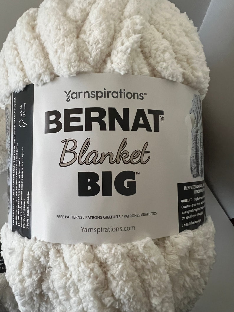 Yarnspirations Bernat Blanket Big Color Vintage Etsy