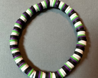 It’s Showtime! Beetlejuice Inspired Clay Bracelet