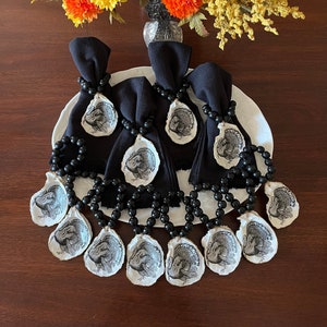 OYSTER SHELL Napkin Rings