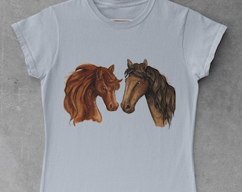 Paard shirt, paard minnaar shirt, paard tshirt, dier T-shirt, dierenvriend shirt, cadeau voor haar, cadeau voor hem, paard minnaar cadeau, paard minnaar
