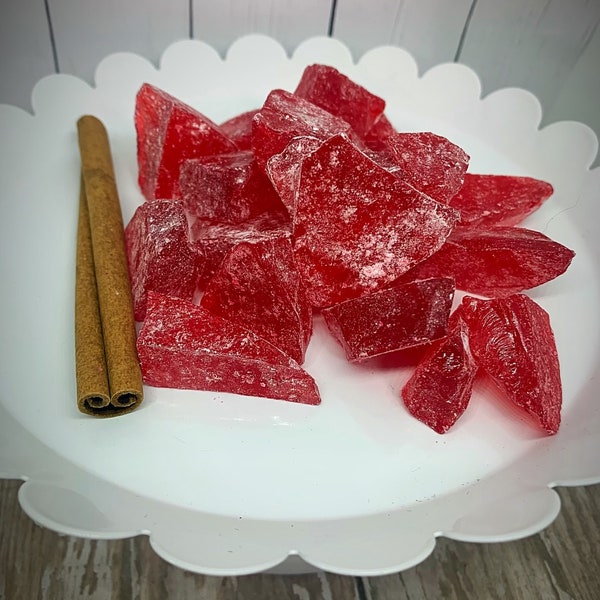 Homemade Old Fashion Cinnamon Rock Candy