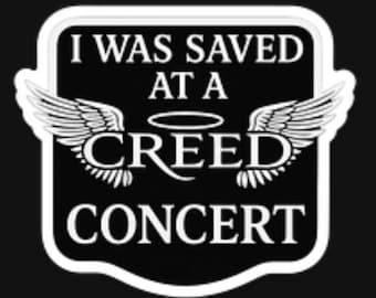 Me salvé gracias a una pegatina de un concierto de Creed.
