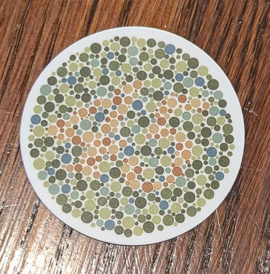 Colorblind Test - Etsy