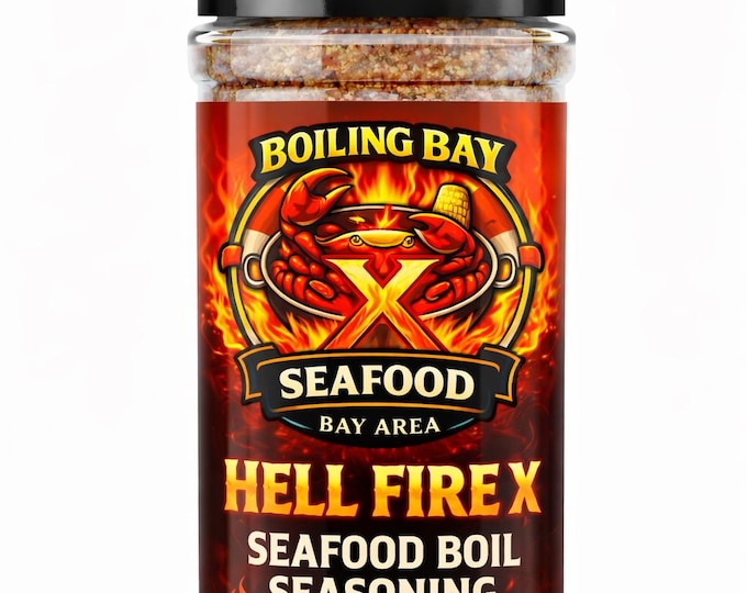 BOILING BAY Hell Fire X Seasoning, 4 ounces