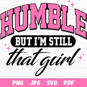 Black Queen SVG: Humble But Still That Girl - Cricut & Silhouette