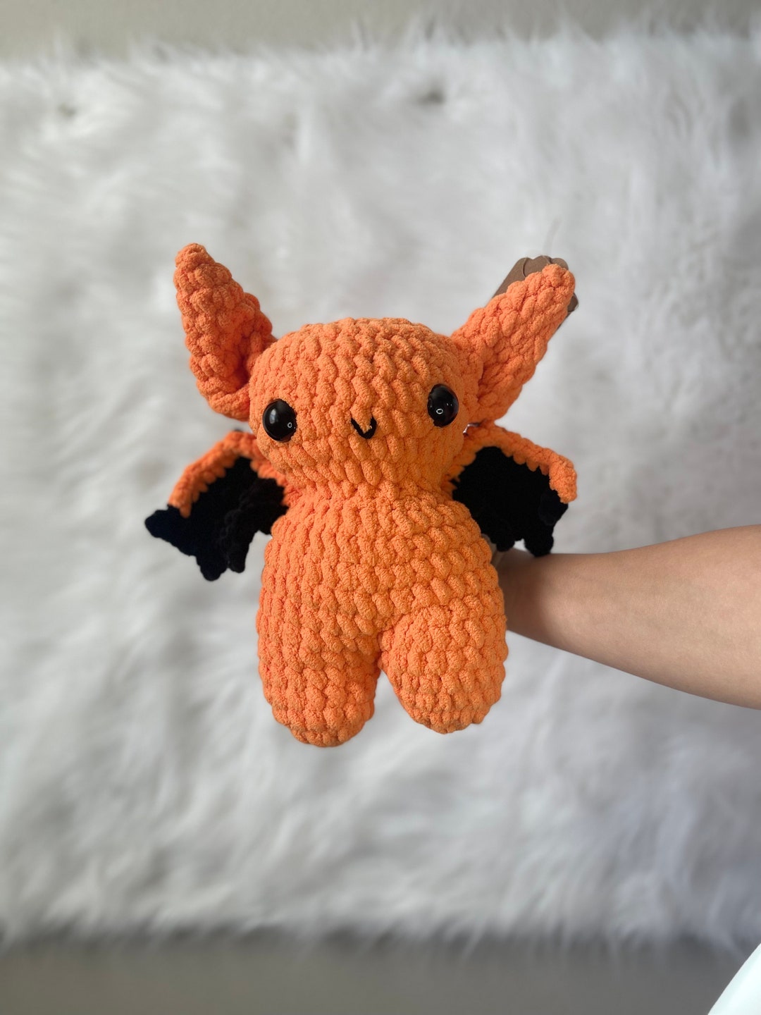 Handmade Bat Crochet Bat Stuffed Animal Etsy