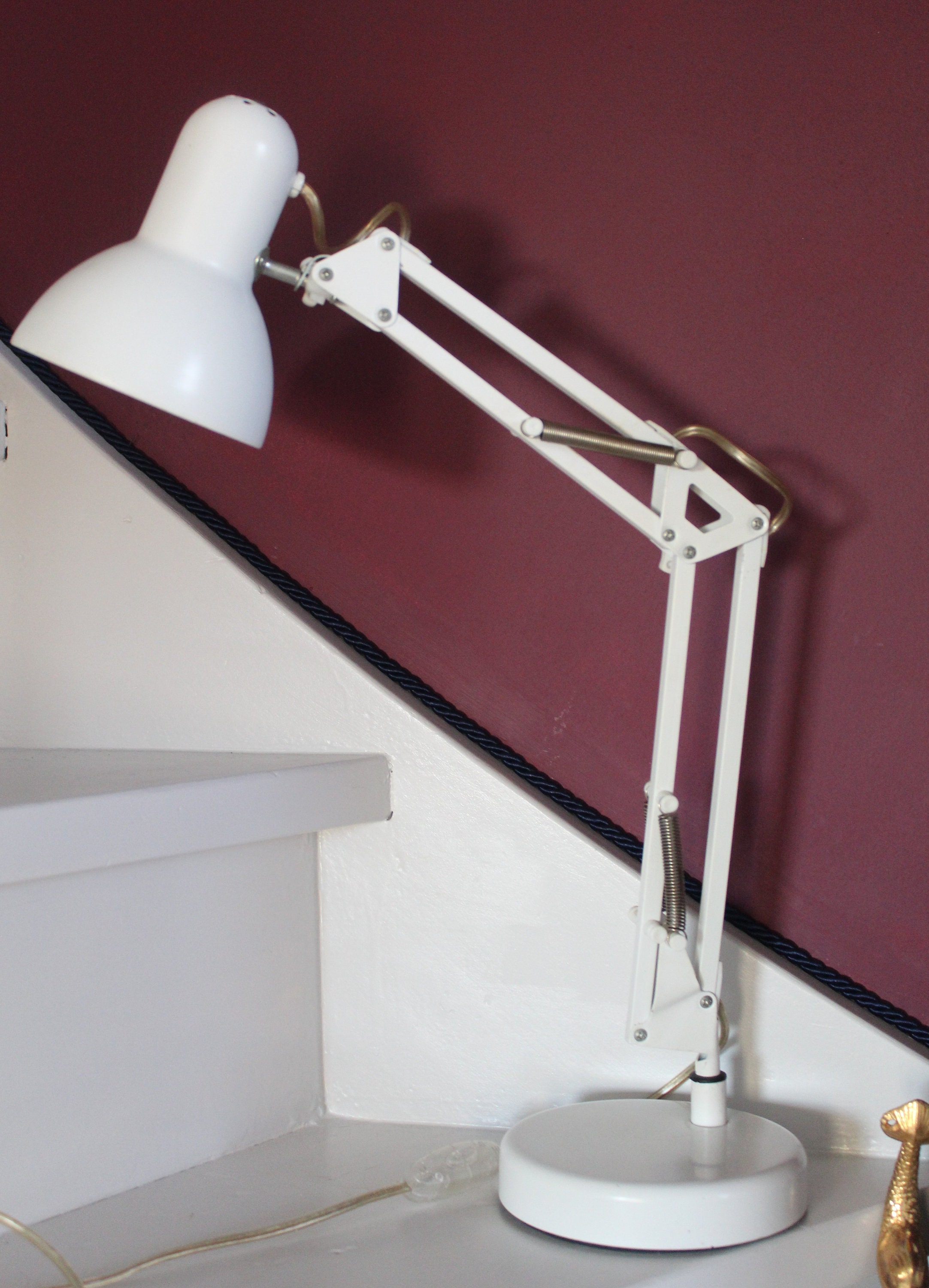 White anglepoise sale lamp
