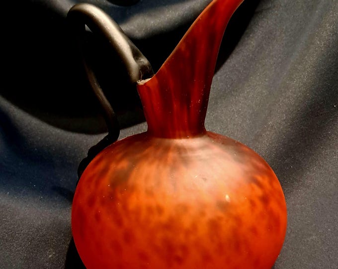 Featured listing image: Vase/pitcher by Charles Schneider, ‘Le Verre Francais’, between 1920 and 1930 with signature