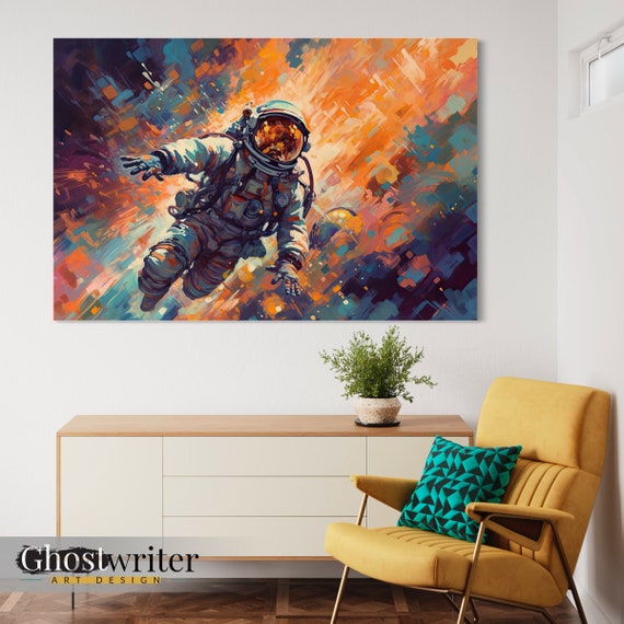 Astronaut Abstract Wall Art Canvas | Astronaut Series 3