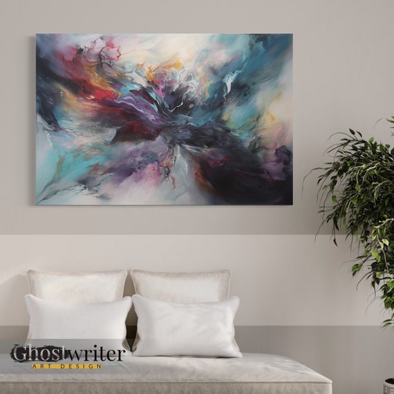 Colorful Abstract Wall Art Canvas | Living Color Series 2