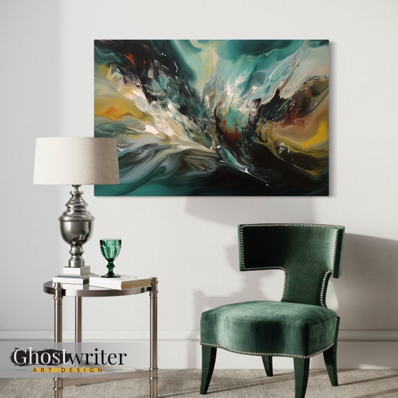 Colorful Abstract Wall Art Canvas | Living Color Series 5