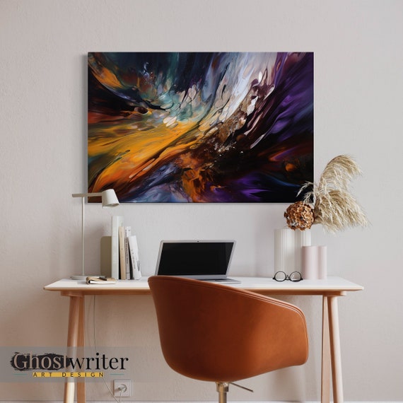 Colorful Abstract Wall Art Canvas | Living Color Series 1