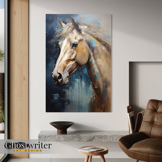 Horse Abstract Wall Art Canvas | Abstract Animals Series 16