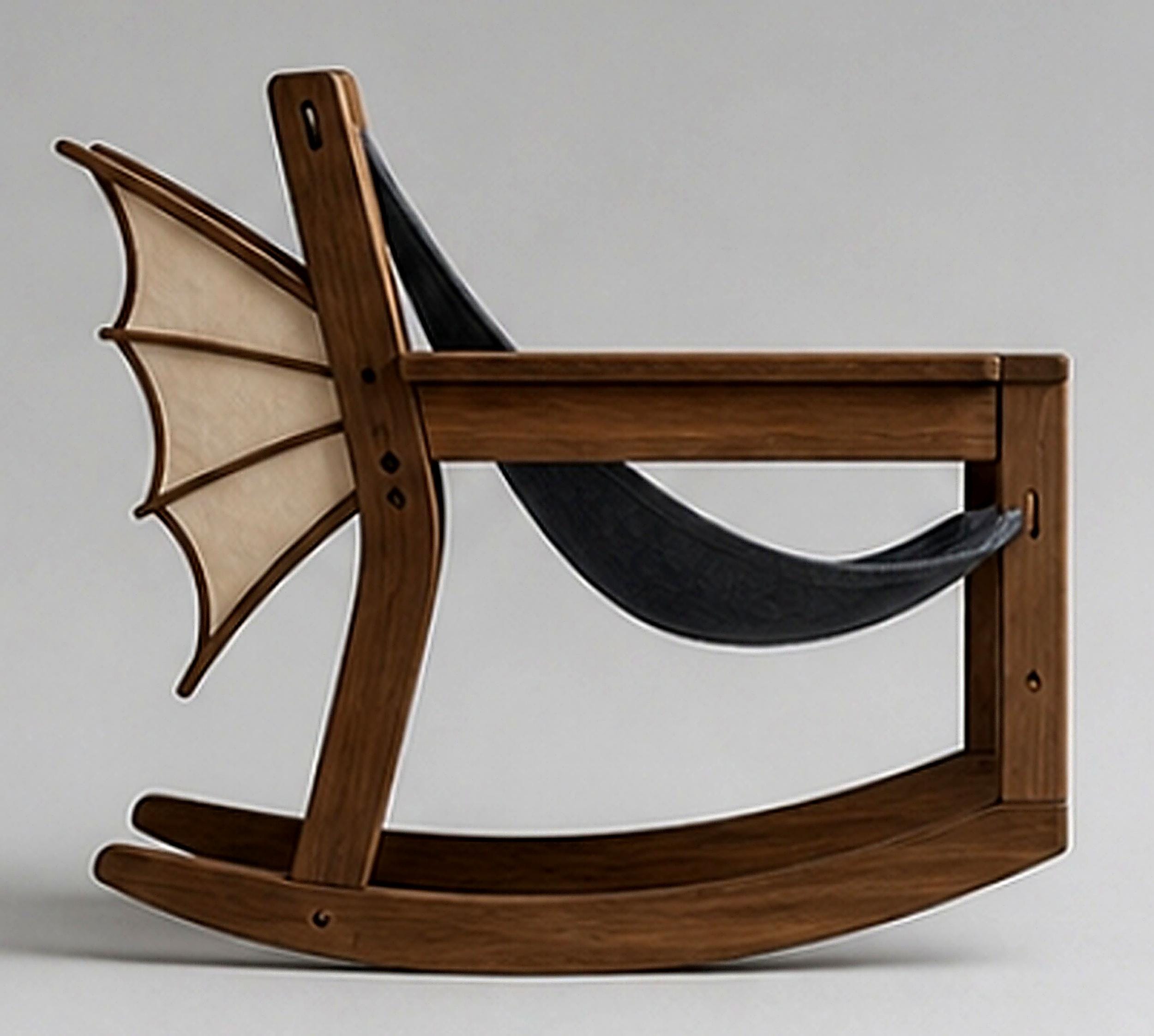 Minimalist Rocking Chir Handcrafted Minimalist Rocking Chair – Inspired by Georgian Film ...