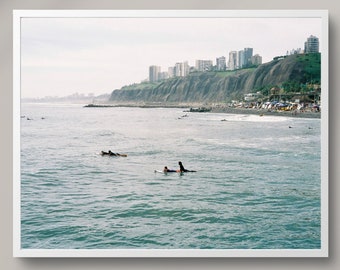 Miraflores Surf Analog Film Print Digital Download | Miraflores, Lima, Peru | Galeria sztuki ściennej |Film 35 MM |Pobieranie cyfrowe |Wydruk PDF