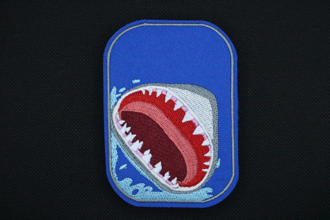 Shark Patch the Great White Shark Iron on Patch Sew on Etsy