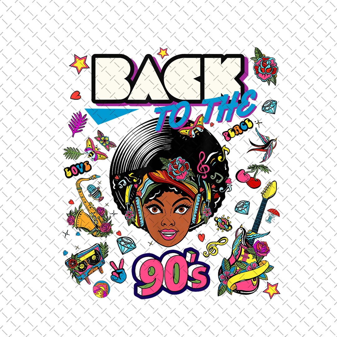 Retro Back to 90's Graphic Design Country Music Png 90s - Etsy