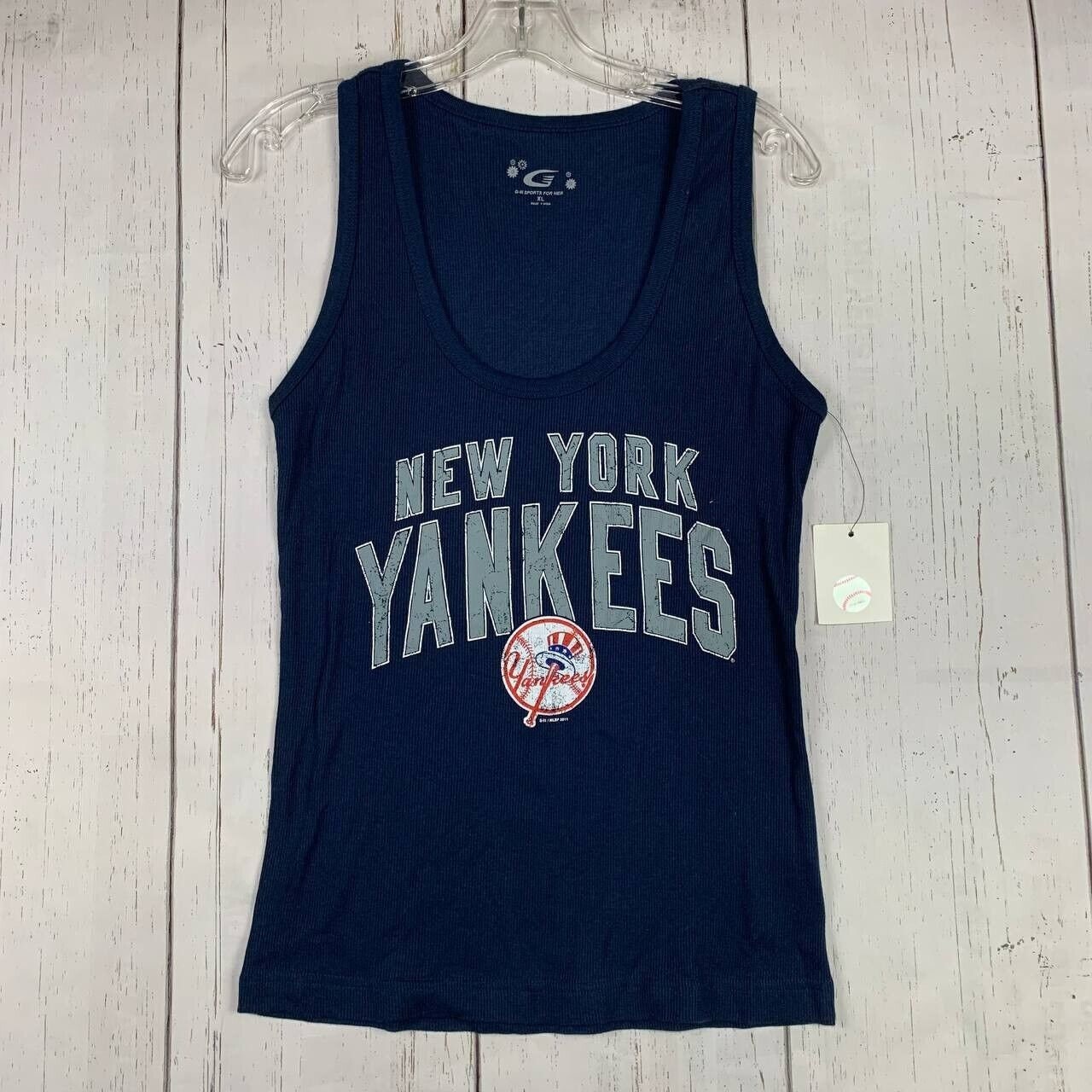 New York Yankees Profile Big & Tall Arch Over Logo Tank Top