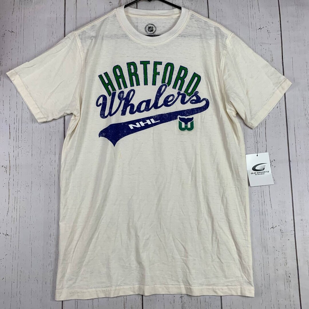Hartford Whalers NHL G-III Sports Large White Casual Tshirt - Etsy