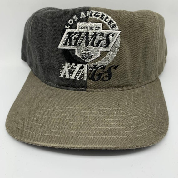 Vintage 1990s Corduroy LA KINGS Snapback Hat Cap NHL Hockey Pro Star  Gretzky HTF
