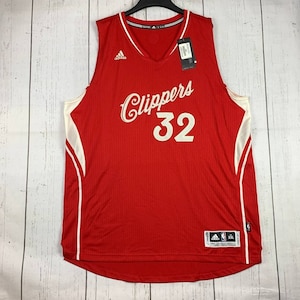 Los Angeles Clippers NBA Adidas Men's Red Blank Authentic Jersey