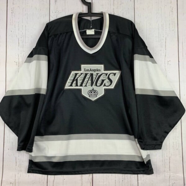 Maillot Hockey Los Angeles Kings CCM Center Ice - Taille L, Violet - Neuf Avec Logo Couronne