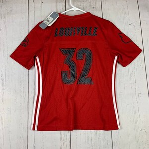 Womens Football Fine Jersey T-shirts - Louisville 