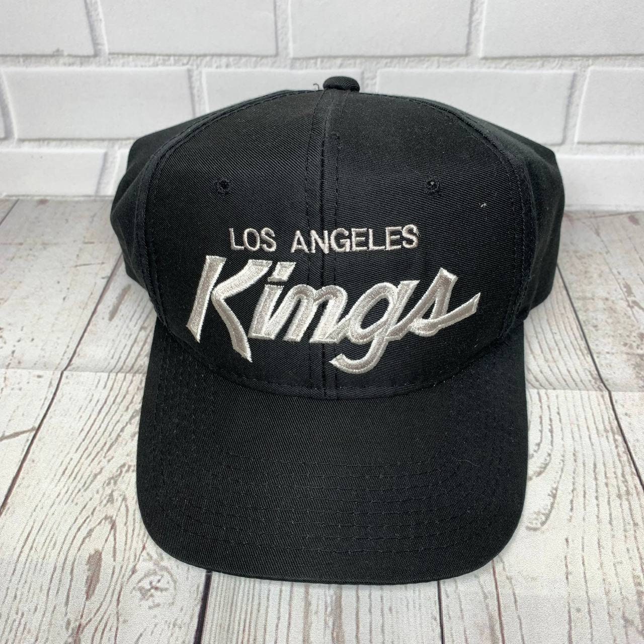 Vintage Sports Specialties Double Script Los Angeles Kings Snapback Hat NHL