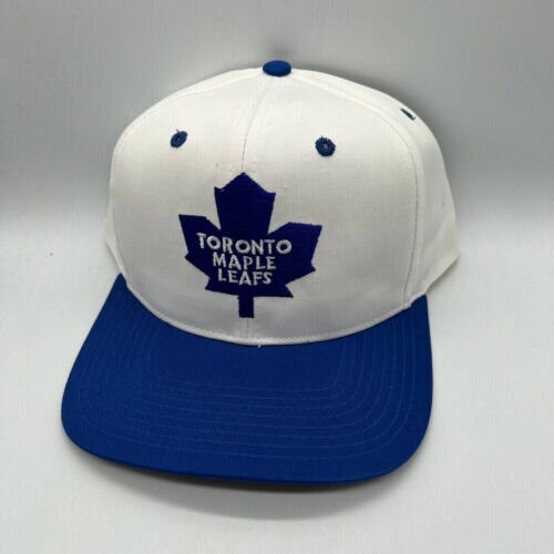 Toronto Maple Leafs Retro Brand Navy Beige Vintage Stitched Snapback Hat  Cap