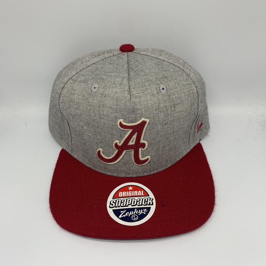 Vintage Alabama Crimson Tide Zephyr Hat Snapback Cap Etsy