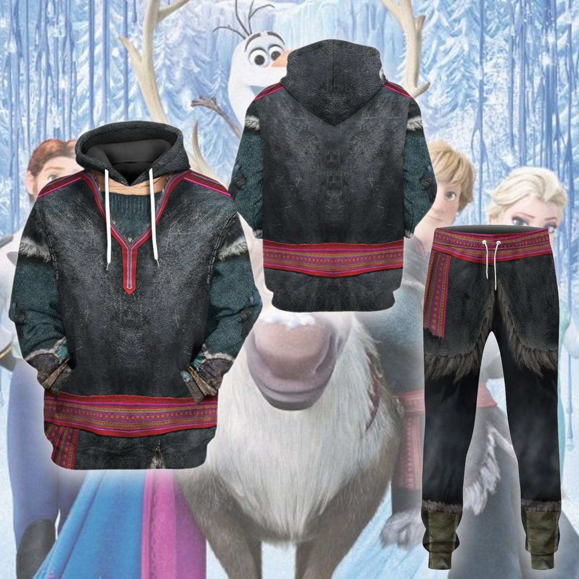 Gearhumans 3D Hans Prince Frozen Custom Sweatpants Apparel