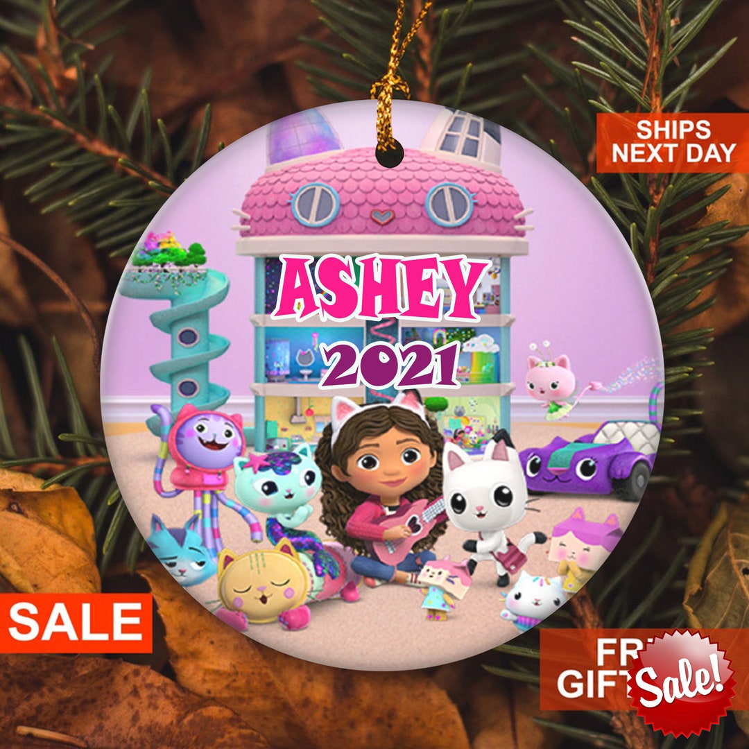 Gabbys Dollhouse Ornament Gabbys Doll House Gift Gabbies Etsy