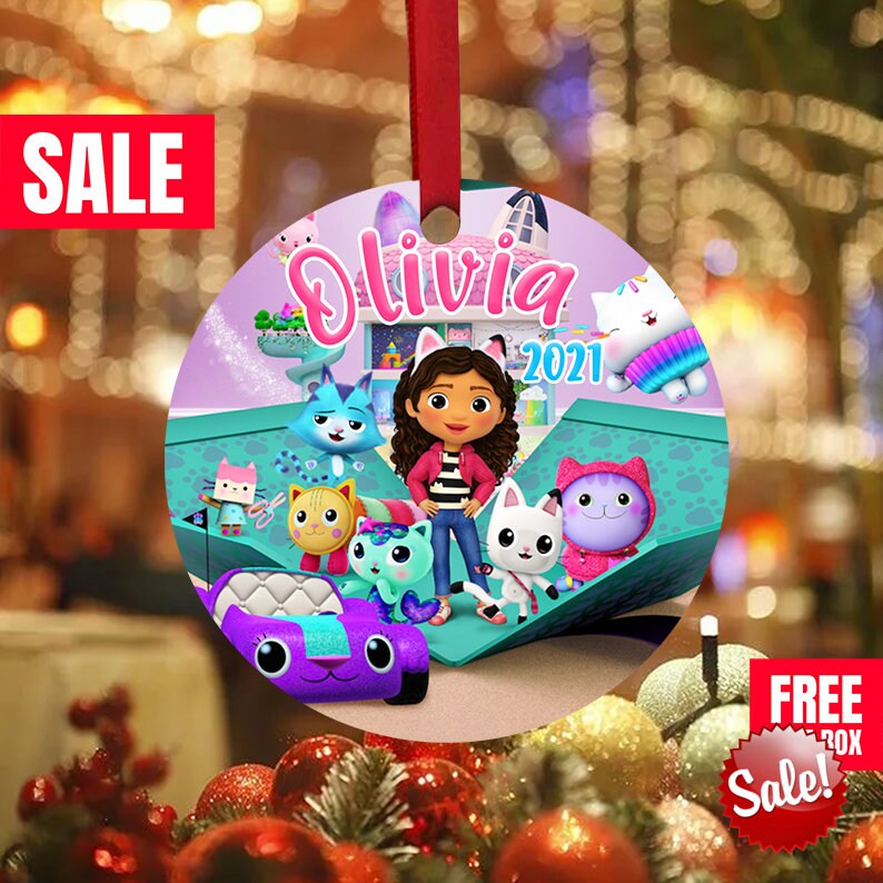 Gabbys Dollhouse Ornament Gabbys Doll House Gift Gabbies Etsy